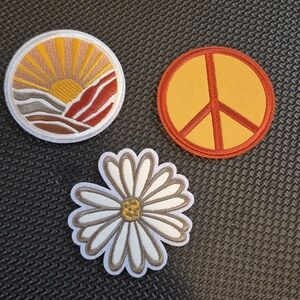 NWT - Jackson Rowe  Embroidered Patches - 3